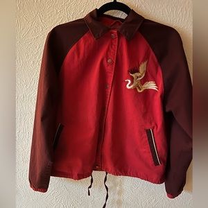 UO Silence and Noise Olympia Souvenir Coach Jacket
